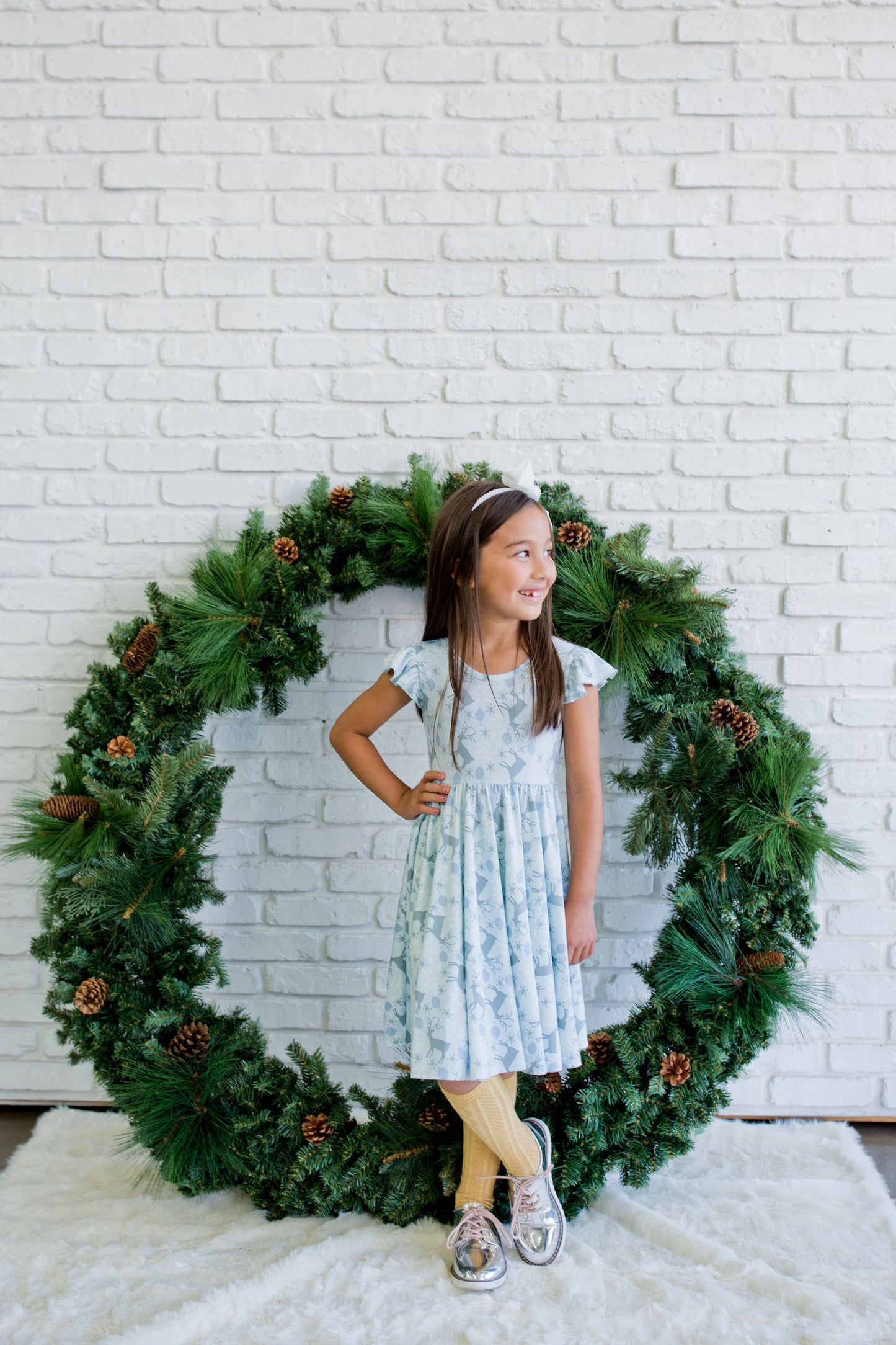 Red Ribbon Empire Dress