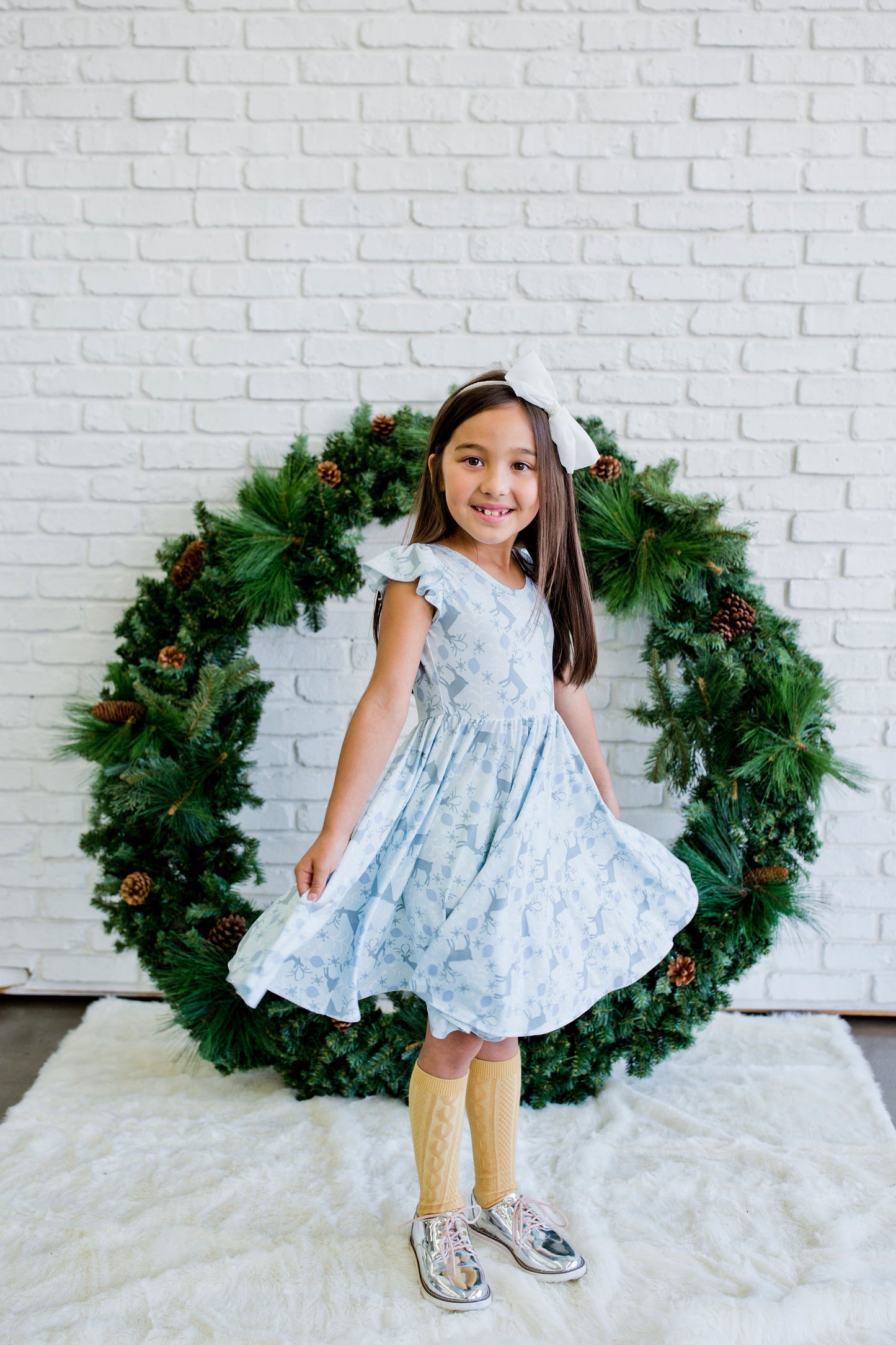 Red Ribbon Empire Dress