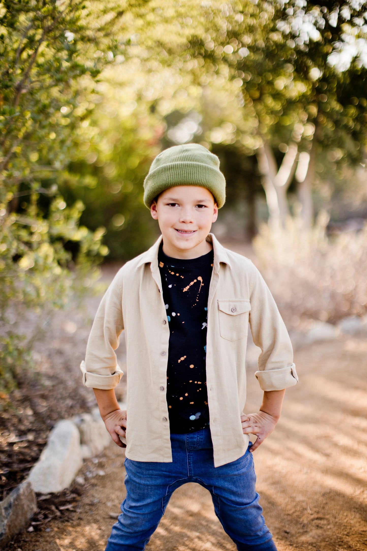 Golden Boys Long Sleeve Button-Up