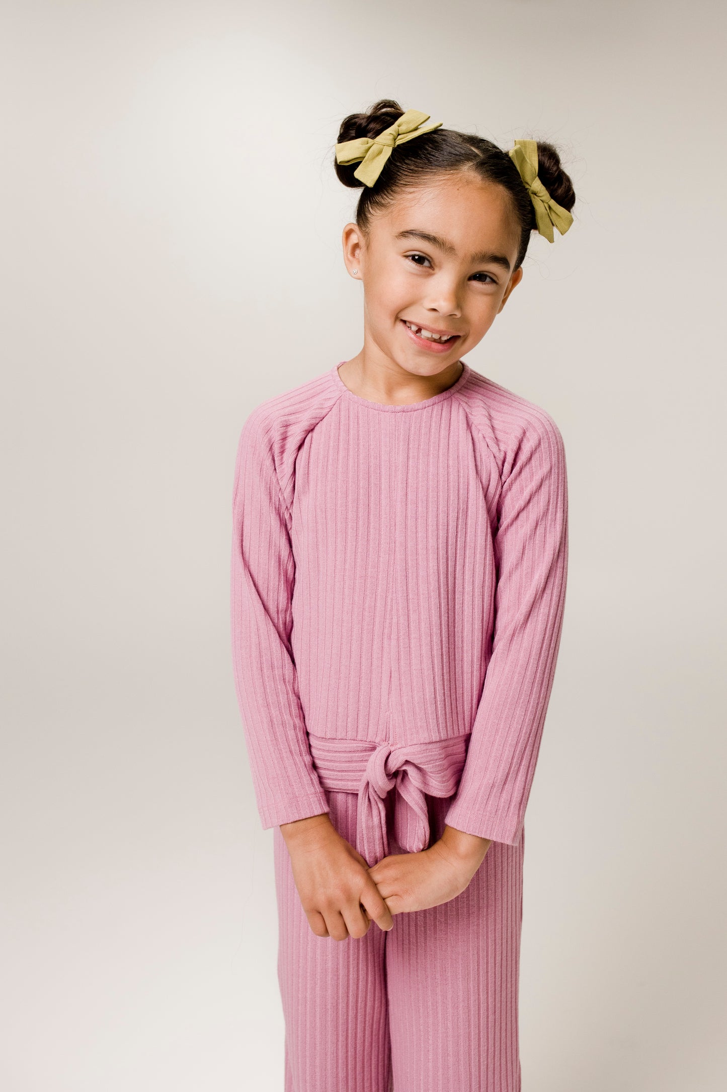 Bright Mauve Ribbed Bottom