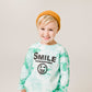 Tie-Dye Smile Crewneck