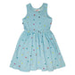 Blue Half Moon Tank Dress