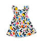 Colorful Tulips Empire Dress