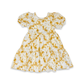 Orange Tie Dye Tier Dress