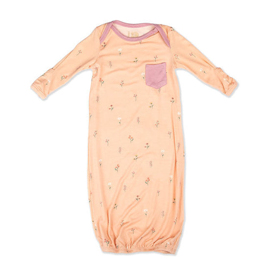 Picking Flowers Pink Pajama Gown